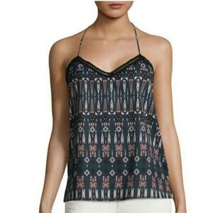 Jessica Simpson Top M Southwestern Black